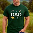 Dad Outer Space Birthday Party Family Boys Girls Men's Casual T-Shirt Forest