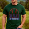 Dad Of Rookie 1st Birthday Baseball Theme Matching Party Men's Casual T-Shirt Forest Dad Of Rookie 1st Birthday Baseball Theme Matching Party Men's Casual T-Shirt Forest
