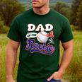 Dad Rookie Of Year 1st Birthday Baseball Theme Matching Men's Casual T-Shirt Forest