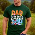 Dad Under Sea Birthday Party Boys Ocean Sea Animals Themed Men's Casual T-Shirt Forest