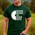 Dad Shirt Measure Cut Swear Handyman Father Day Tshirt Men's Casual T-Shirt Forest