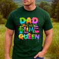 Dad Of The Slime Queen Birthday Family Matching Party Men's Casual T-Shirt Forest Dad Of The Slime Queen Birthday Family Matching Party Men's Casual T-Shirt Forest