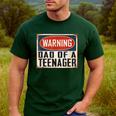 Dad Of a Teenager Official Teenager Matching Men's Casual T-Shirt Forest