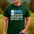 DAD Thanks For Coming Back When You Went To Get Milk Men's Casual T-Shirt Forest DAD Thanks For Coming Back When You Went To Get Milk Men's Casual T-Shirt Forest