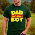 Dad Of The Toy Birthday Boy Story Theme B-Day Men's Casual T-Shirt Forest