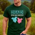 Dad Of Twins Family Daddy Fathers Day Future Parents Men's Casual T-Shirt Forest Dad Of Twins Family Daddy Fathers Day Future Parents Men's Casual T-Shirt Forest