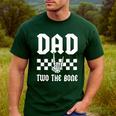 Dad Two The Bone Skeleton Hand 2nd Birthday Boy Girl Men's Casual T-Shirt Forest