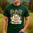 Dad Of The Two Wild Animal Safari 2Nd Birthday Party Men's Casual T-Shirt Forest