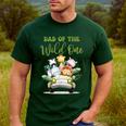 Dad Of The Wild One 1st Birthday Safari Family Matching Men's Casual T-Shirt Forest
