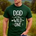 Dad Of The Wild One Shirt 1st Birthday Safari Men's Casual T-Shirt Forest
