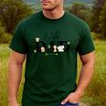 Dad Of The Wild One Zoo Birthday Safari Jungle Animal Men's Casual T-Shirt Forest