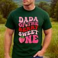 Dada Of The Berry Sweet One Strawberry First Birthday Men's Casual T-Shirt Forest Dada Of The Berry Sweet One Strawberry First Birthday Men's Casual T-Shirt Forest