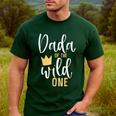 Dada Of The Wild One Shirt 1st Birthday First Thing Dad Tee Men's Casual T-Shirt Forest