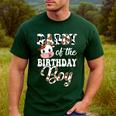 Daddy Of The Birthday Boy Cow Farm 1St Birthday Boy Men's Casual T-Shirt Forest