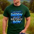 Daddy Of The Birthday Boy Matching Family Father Men's Casual T-Shirt Forest