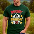 Daddy Of The Birthday Boy Shirt Matching Dad Son Family Bday Men's Casual T-Shirt Forest