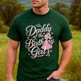 Daddy Of The Birthday Girl Doll Birthday Kid Family Matching Men's Casual T-Shirt Forest