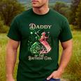 Daddy Of The Birthday Girl Pink And Green Family Matching Men's Casual T-Shirt Forest