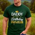 Daddy Of The Birthday Princess Girl Party Matching Family Men's Casual T-Shirt Forest