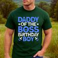 Daddy Of The Boss Birthday Party Outfit Like A Boss Daddy Men's Casual T-Shirt Forest