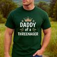 Daddy Dad Of A Threenager 3rd Birthday Men's Casual T-Shirt Forest Daddy Dad Of A Threenager 3rd Birthday Men's Casual T-Shirt Forest