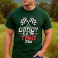 Daddy Of The Two Fast Second Birthday Racing Car Family Men's Casual T-Shirt Forest