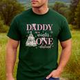 Daddy In a Winter Onederland Birthday Girl Christmas Tree Men's Casual T-Shirt Forest Daddy In a Winter Onederland Birthday Girl Christmas Tree Men's Casual T-Shirt Forest