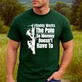 Dads Electrical Lineman Gear Husband & Lineman Wife Men's Casual T-Shirt Forest