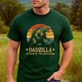 Dadzilla-Father Of The Monsters Dad Father's Day Men's Casual T-Shirt Forest
