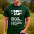 Dancer Dad Dancing Father Of A Dancer Dad Men's Casual T-Shirt Forest