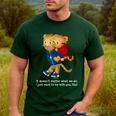 Daniel And Dad Tiger Dark Shirt Men's Casual T-Shirt Forest