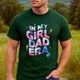 In My Daughter Era Dad Life Soft Pastel Pride Theme Men's Casual T-Shirt Forest