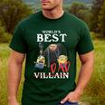Despicable Me Minions Father's Day World's Best Dad Villain Men's Casual T-Shirt Forest Despicable Me Minions Father's Day World's Best Dad Villain Men's Casual T-Shirt Forest