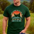I Didn't Choose The Cat Dad Life The Cat Dad Life Chose Me Men's Casual T-Shirt Forest