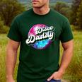 Disco Daddy 60's 70s Disco Dad Men's Casual T-Shirt Forest