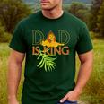 Disney The Lion King Dad Is King Mufasa & Simba Father's Day Men's Casual T-Shirt Forest