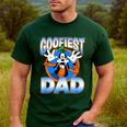 Disney Mickey And Friends Father's Day Goofiest Dad Vintage Men's Casual T-Shirt Forest