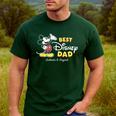 Disney Mickey Mouse Best Disney Dad Birthday Father’s Day Men's Casual T-Shirt Forest
