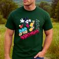 Disney Mickey Mouse Family Star Dad Of The Birthday Boy Men's Casual T-Shirt Forest