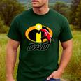 Disney And Pixar's The Incredibles Mr Incredible Dad Family Men's Casual T-Shirt Forest