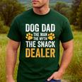 Dog Dad The Man The Myth The Snack Dealer Men's Casual T-Shirt Forest