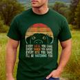 Dog Lover Dog Humor Dog Mom Dog Dad Men's Casual T-Shirt Forest