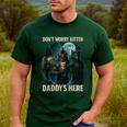 Don't Worry Kitten Daddy's Here Men's Casual T-Shirt Forest Don't Worry Kitten Daddy's Here Men's Casual T-Shirt Forest