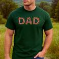 Donut Dad Donut Lover Father's Day For Dad Men's Casual T-Shirt Forest
