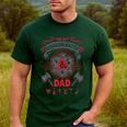 Dungeons & Dragons The Best Dungeon Master Dad Die Logo Men's Casual T-Shirt Forest
