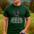 Every Snack You Make French Bulldog Mom And Frenchie Dad Men's Casual T-Shirt Forest