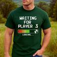 Expectant Dad To Be Gamer Pregnancy Announcement Player 3 Men's Casual T-Shirt Forest