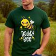 Family Bee Shirts Dad Daddy First Bee Day Outfit Birthday Men's Casual T-Shirt Forest