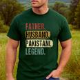 Father Husband Pakistani Legend Pakistan Dad Father's Day Men's Casual T-Shirt Forest Father Husband Pakistani Legend Pakistan Dad Father's Day Men's Casual T-Shirt Forest