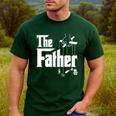 The Father New Daddy Expecting Baby T-Shirt Men's Casual T-Shirt Forest